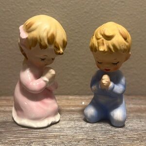 Lefton Vintage Praying Children